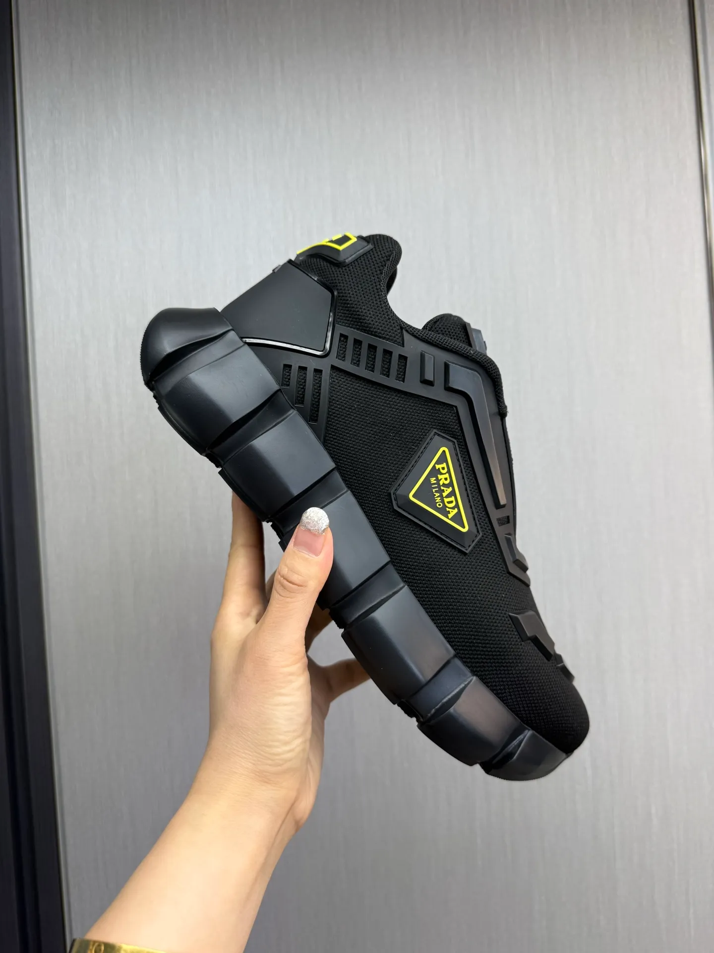 Factory price 580💰 [PRADA] Men's shoes are popular in the counter, official website is synchronized, 1 high-quality shipment ✔️Original mesh + cowhide lining, 1🆚1 replica, original bottom, 38-45 (45 customized, non-refundable)